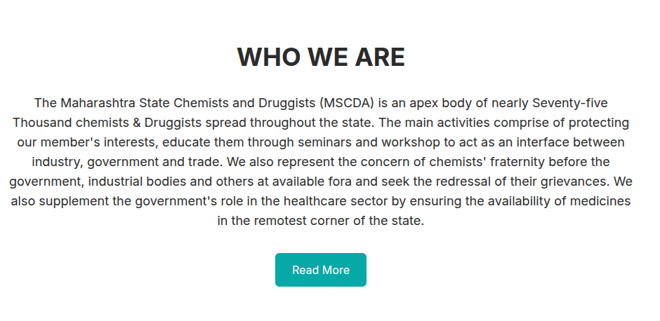 MSCDA : CMS-powered website